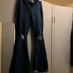 Bell bottom jeans
